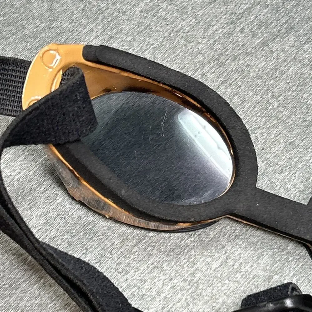 Doggles ILS Dog Goggles Sunglasses Leopard Print Frame Smoke Lens Eye Protection